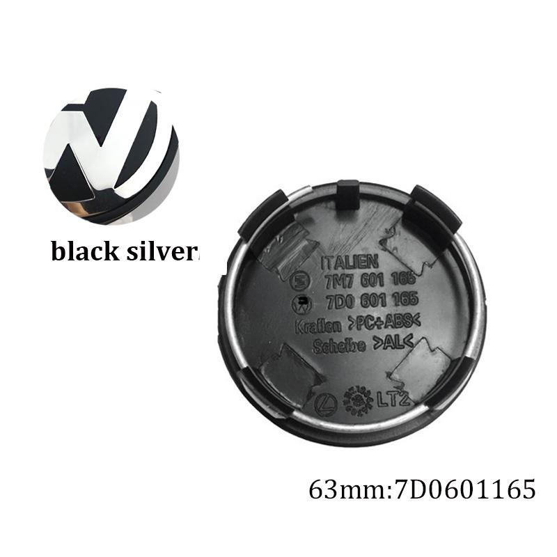 Per VOLKSWAGEN VW 4pz Tappi coprimozzo Volkswagen 56mm 65mm 70mm 76mm Coprimozzo per VW Golf 4 5 6 7 Mk4 MK5 Passat B8 B7 B5 acces