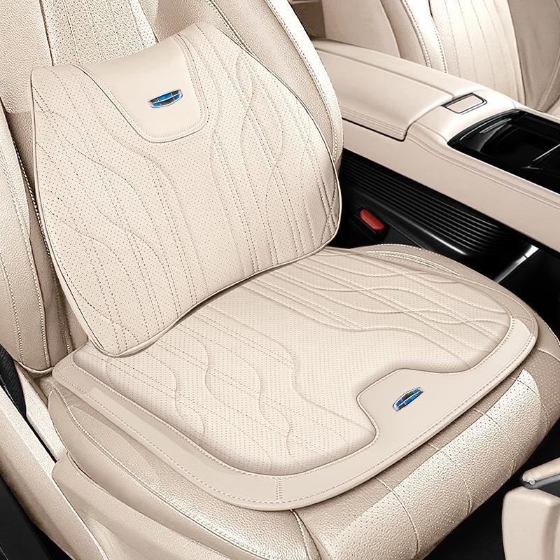 Polštářky na sedadla Geely Star Wish s opěrkou hlavy a bederní opěrkou, 24 stylů, Design zdarma, Včetně polštářku pod krk a dekorace interiéru vozu.