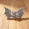 Antiqued Gothic Carved Bat Hair Barrette Halloween Cosplay Hair Clip  Cosplay Costume Prop