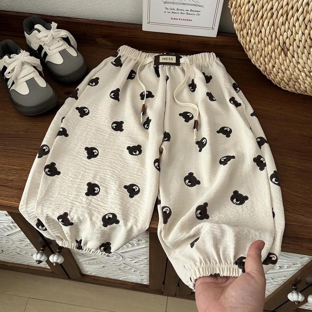 Kids' Summer Mosquito-Proof Lightweight Wide-Leg Pants for Boys and Girls