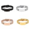 Stainless Steel Cremation Urn Bracelets Dog Ashes Memorials Jewelry Bracelets for Ashes Elegant Leather Urn
