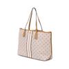 Tory Burch Tb T Monogram All Over Print Commuter Large Capacity Coated Canvas Tote Bag Women Tote Brown 81964-203
