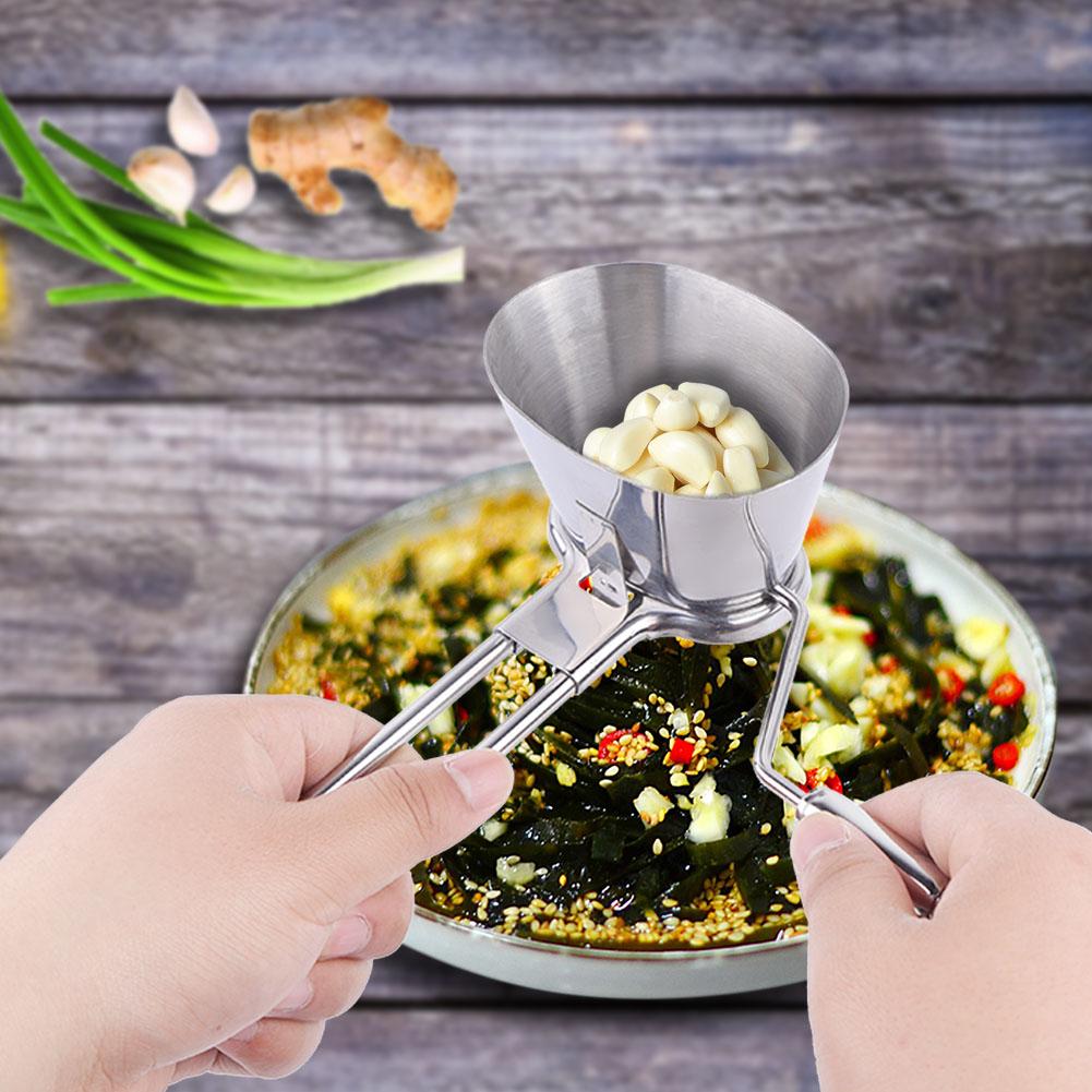 Rustfritt Stål Korianderkutter Manuell Urte- Kryddermølle Grønnsakskverneverktøy