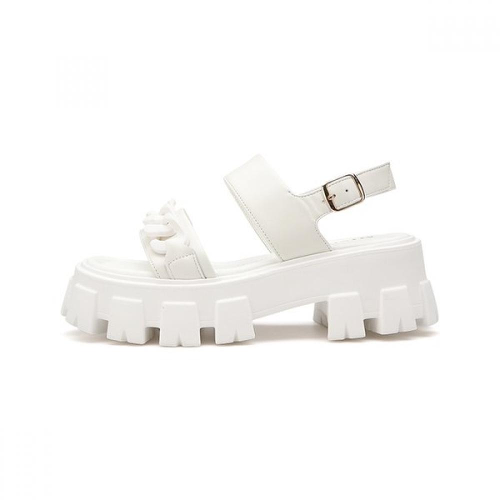 Misope Women Bold Chain Platform Sandals 5.5cm 2color 012224708
