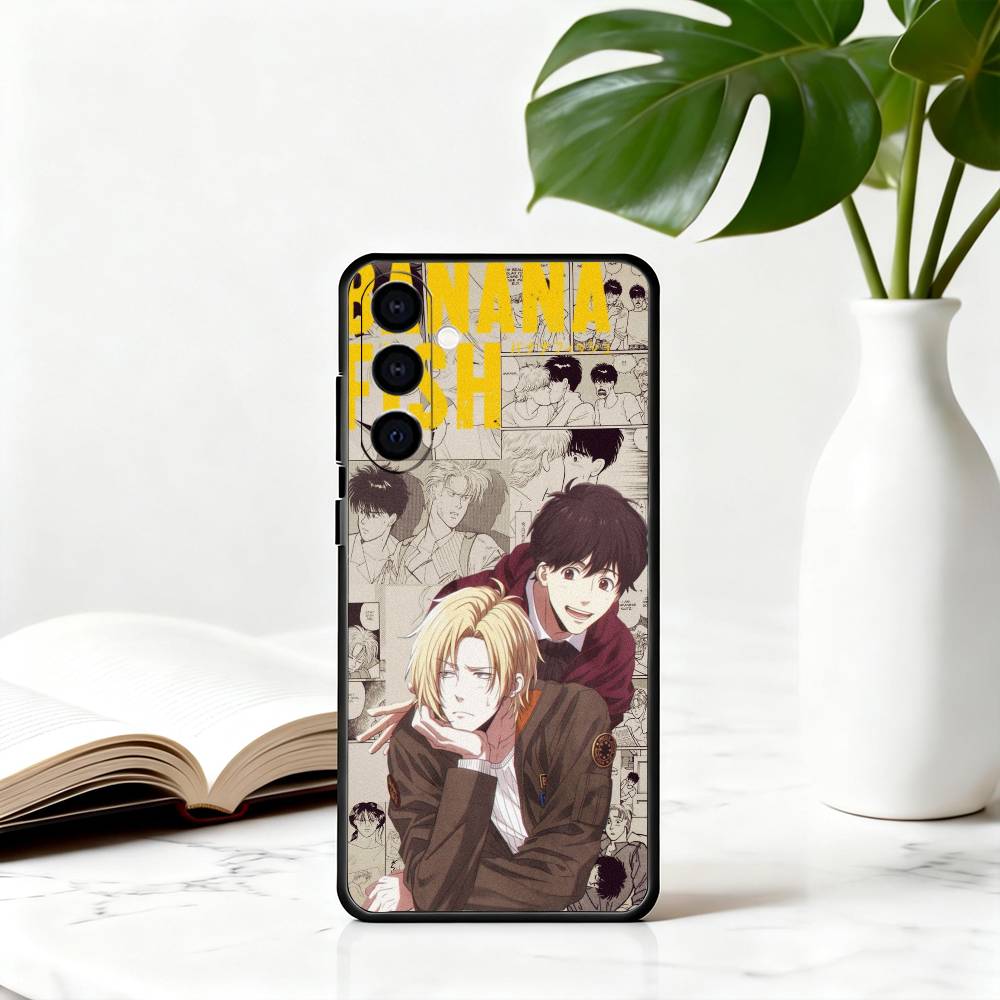 

B-BANANA A-Ash L-Lynx F-FISH-es Phone Case For Samsung Galaxy A73,A72,A71,A70,A53,A52,A51,Others Soft Black Cover Samsung a72