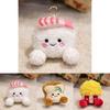 Waterdrop Shape Plush Keychain With Crystal Soft Material For Gift And Accessories