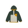 Patchwork Hooded Pullover Sweatshirt Women Tops Green VN0A7YGXYQW