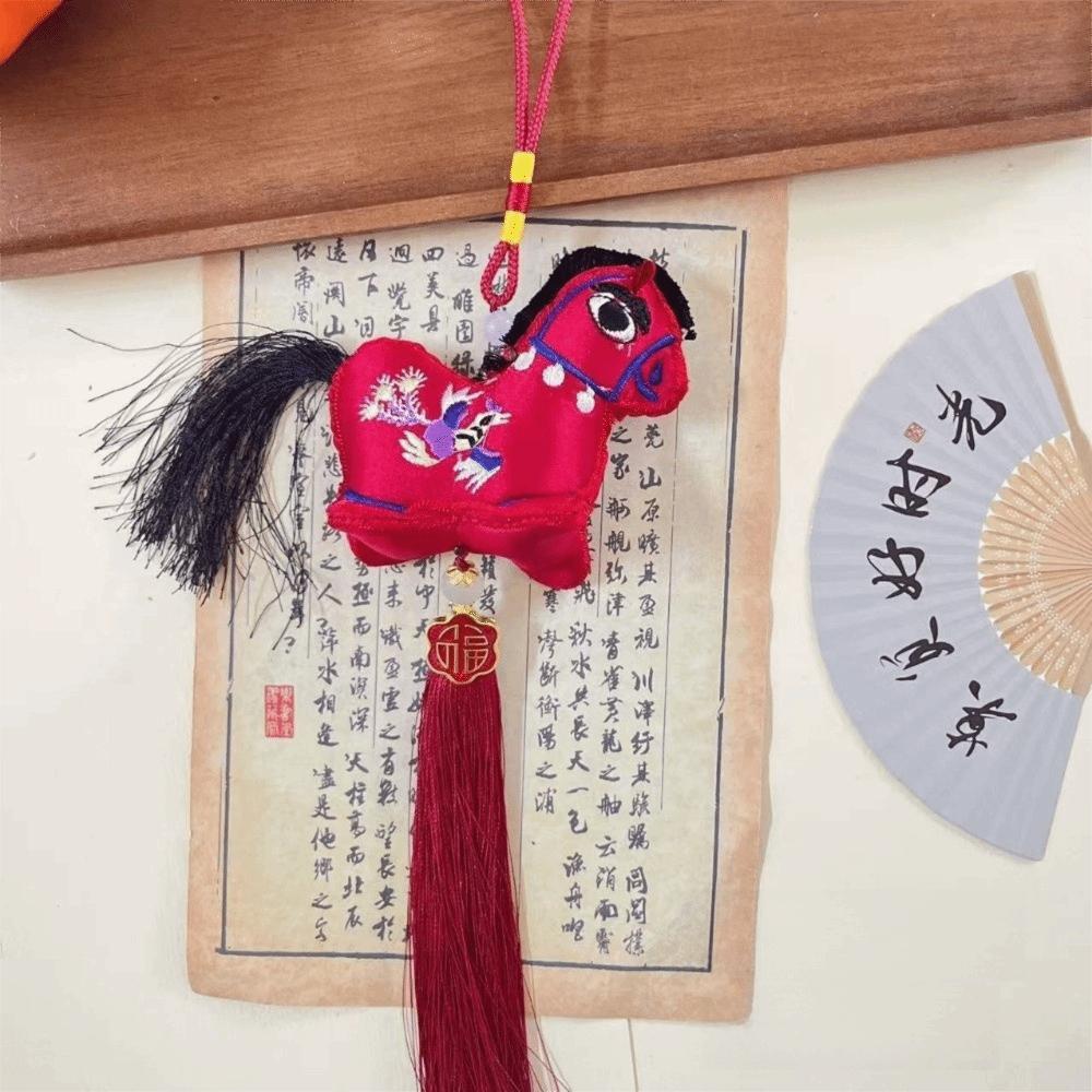 Embroidery Zodiac Sachet Pendant Door Hanging Hanging Tassel Sachet Spring Festival