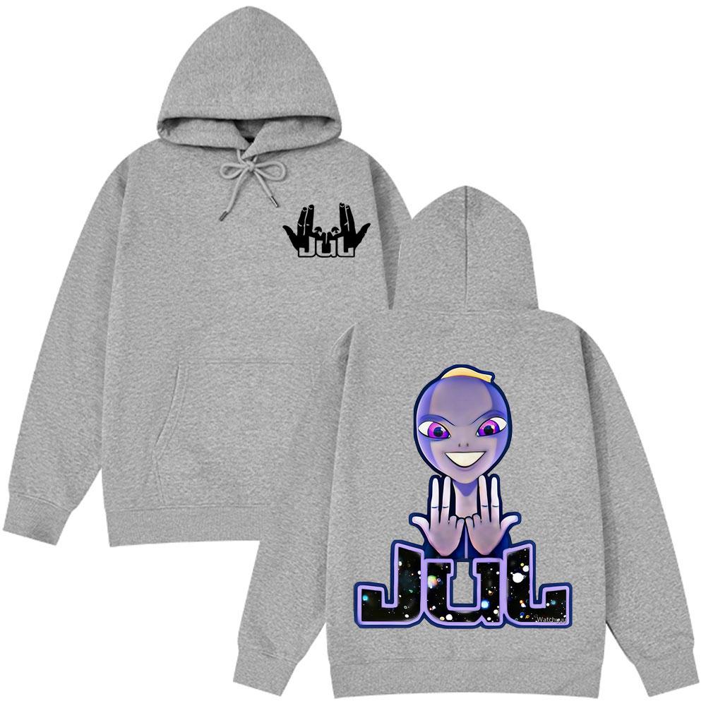 Jul French Rapper Album Merch Hoodie Men Woman Loose Clothing Hip-hop Sweatshirt Long Sleeves Unisex Fashion Design Pullover