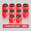 For 5KJH 4/6/10Pcs Car Styling Fluorescent Tire Valve Caps Auto Exterior Accessories GRsport Yaris Corolla Rav4 CHR Auris JHE5