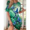 Animal Butterfly Cat Cute Fashion Elegant T-shirt Dress Summer Women's Casual Comfortable Soft Breathable Dress