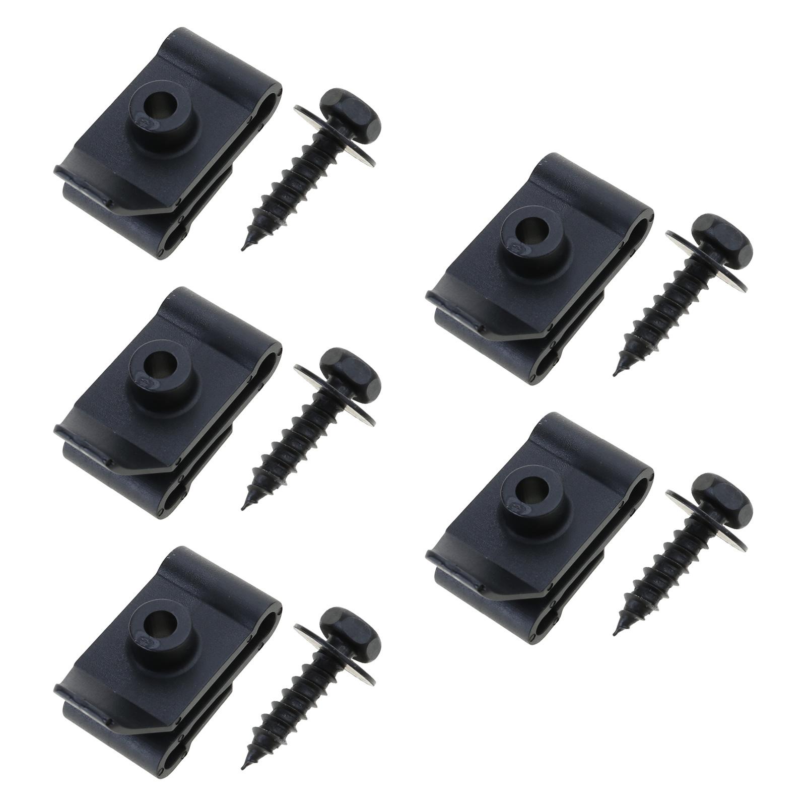 

Metal U-Type Screw Fastener Clip Car Screw Base Anti-rust Clamp Fastener Bumper Fenders Trim Panel Fastener Clips