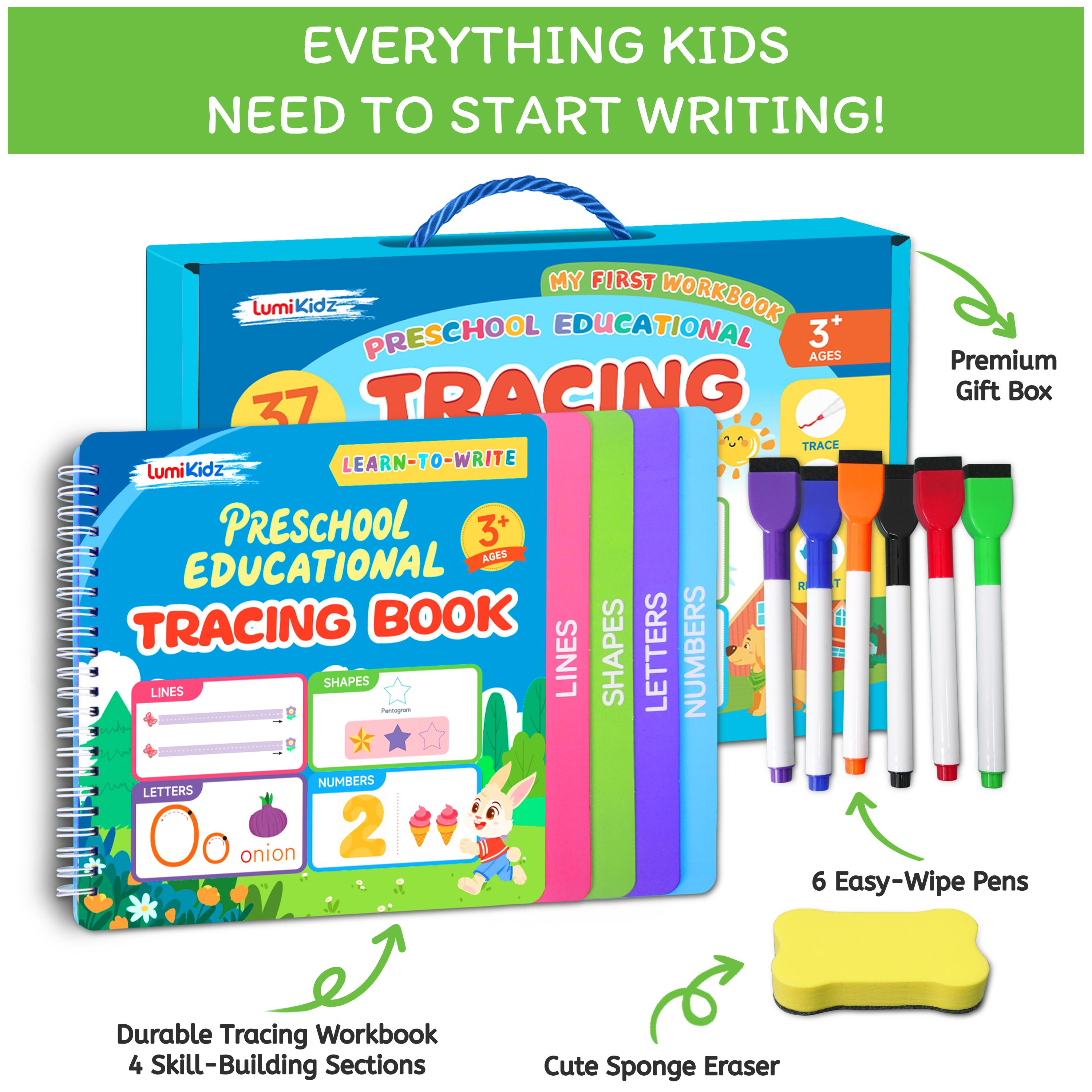 Magic Practice Copybook Reusable Children 3D Copybook Pen Preschools Kids Calligraphy English Writing Book Kids Toys Gift 01