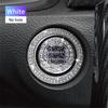 Set of 2 Car Start Button Stickers, Featuring a Rhinestone Ring Design for Decorative Purposes And, Ideal for Automotive Additions