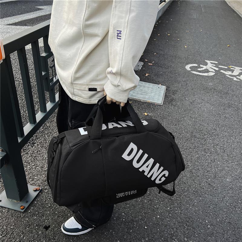 Large Capacity Travel Bag Portable Luggage Bag Dry And Wet Separate Sports Fitness Bag