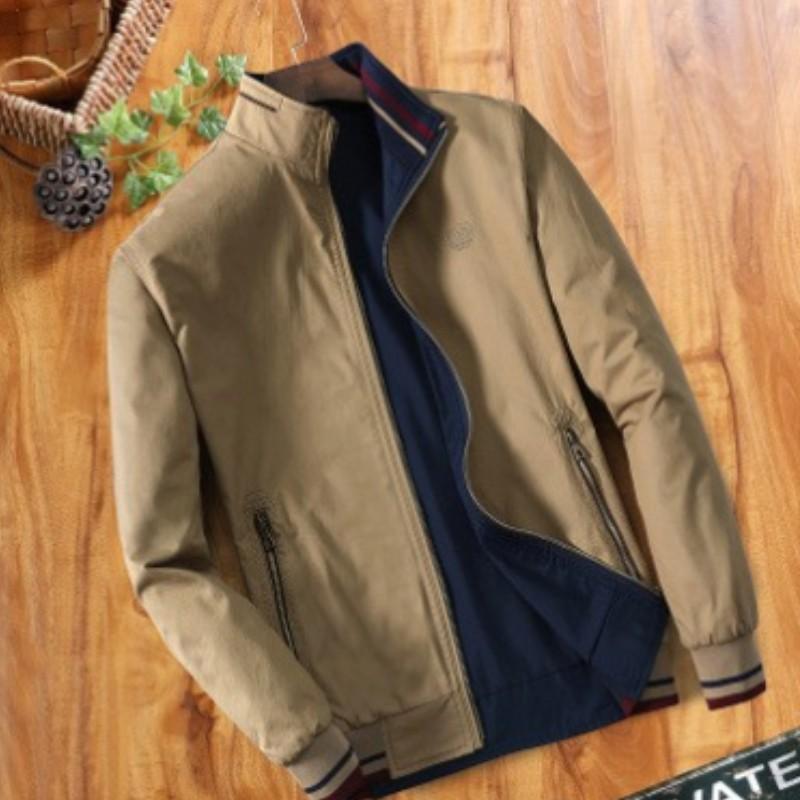 Мужская осенне-зимняя двусторонняя дышащая повседневная тонкая деловая куртка M