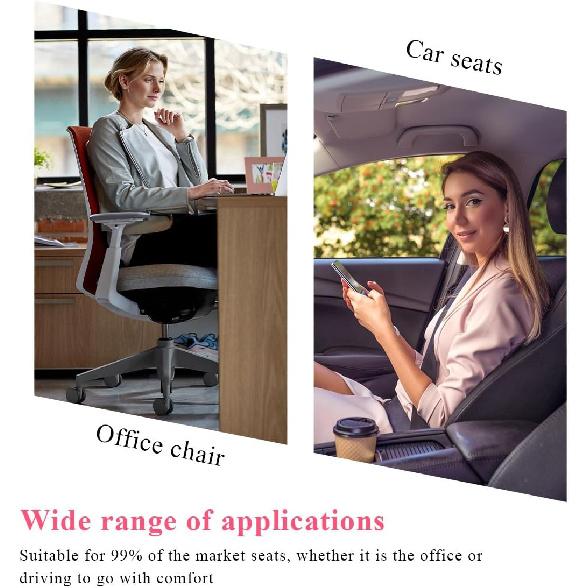 Car Seat Cushion, Comfort Memory Foam Car Cushion, Non-Slip Auto Booster Seat Cushion For Improve Driving Vision, Suitable For Vehicles Trucks SUVs