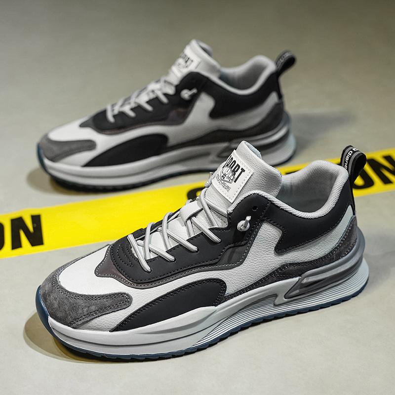 Forrest Gump Shoes Autumn Casual Sports Shoes Soft Sole Leather Surface Running Trendy Shoes Warm Cotton Shoes Winter
