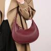Spring 2026 Shoulder Bag New Design Solid Color Half Mo Underarm Bag Fashi Elegant Trendy Handbag for Women
