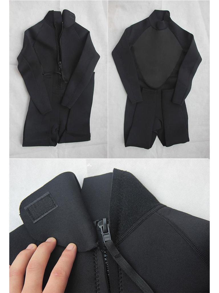 3mm Men's One-Piece Long Sleeve Diving & Surfing Wetsuit