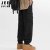 JEEP SPIRIT Herren Baumwoll-Cargo-Jogginghosen