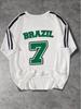 Single-piece Boys' Casual Versatile Soccer Jersey, Quick-drying and Breathable Short-sleeved T-shirt, Spring/summer Style.