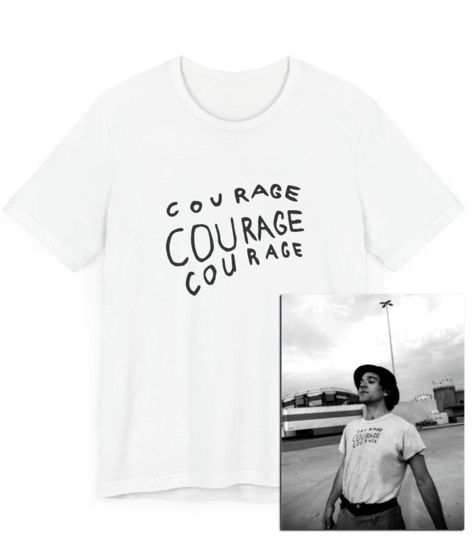 Courage T-Shirt, 90s Alternative Rock Gift, College Rock Tee, Classic Rock, Losing My Religion, Shiny Happy People, Hand Drawn Font, Athens L