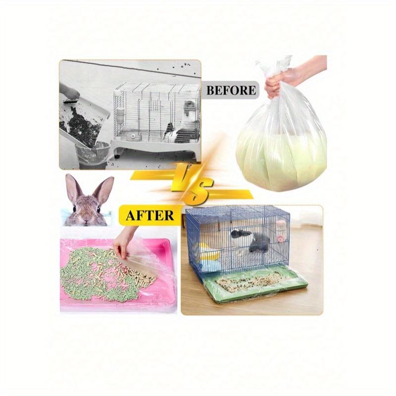 50pcs Disposable Plastic Bottom Film Covers For Pet/Toilet Pads, Bird/Rabbit Cages, Cat Litter Bags, And Dog Toilet Pee Pads, Cleaning Mats