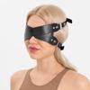 Women Leather Masquerade Mask Halloween Black Eye Mask for Cosplay Party Mask Costume Accessory