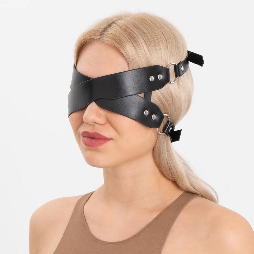 women leather masquerade mask halloween black eye mask for cosplay party mask costume accessory