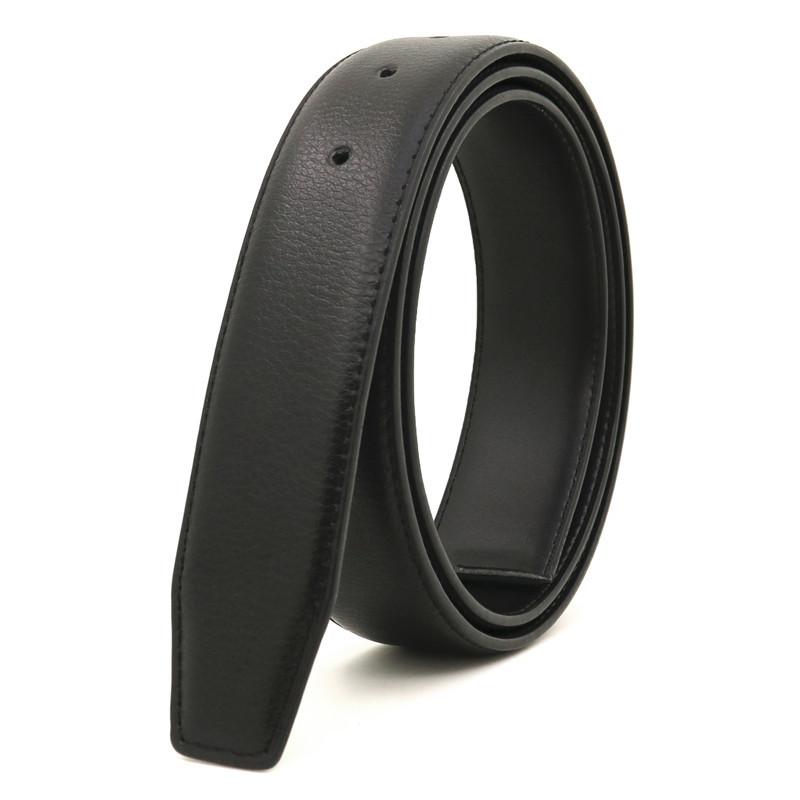 New Genuine Leather Belt For Men No Buckle Pin Buckle Belts For Luxury Designe Parts Repair And Replacement High Quality