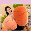 Soft Carrot Plush Toy Cartoon Vegetable Stuffed Pillow Creative Fluffy Doll Pink/orange/yellow/red 28/40/60/80cm