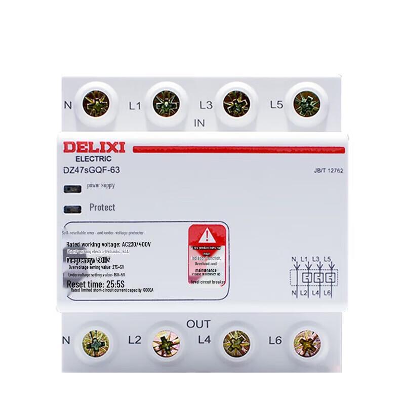 DELIXI ELECTRIC Automatic Reclosing Over/Under Voltage Protector