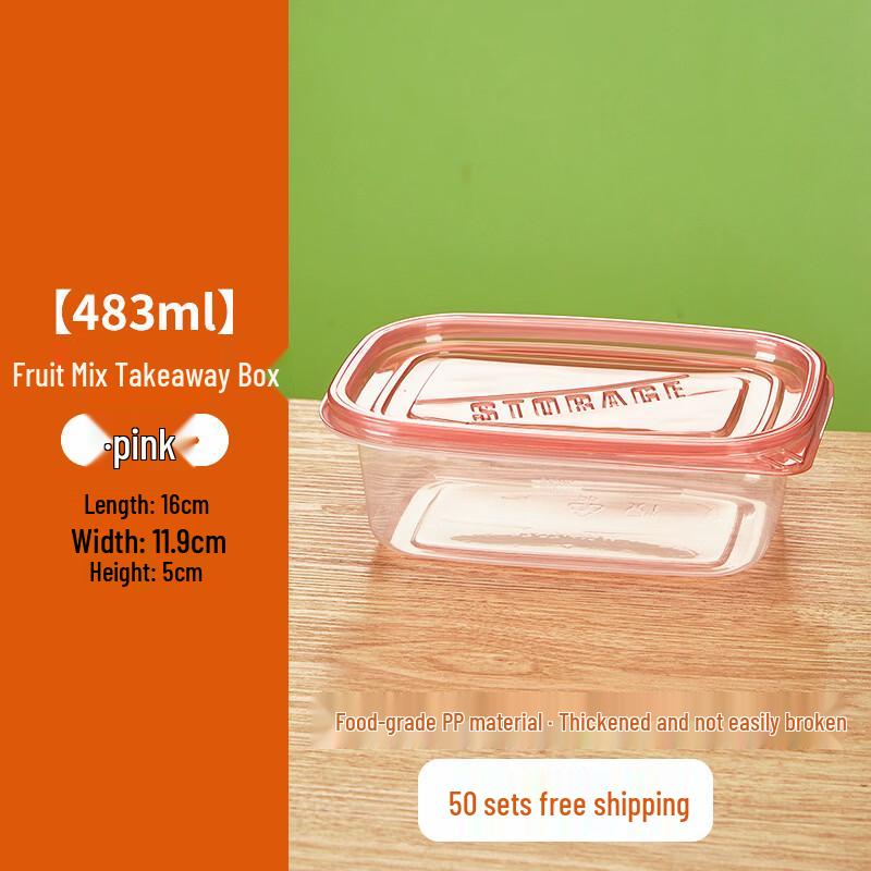 Disposable Fruit Salad & Dessert Takeaway Container