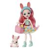 Poupée enchantimals meilleurs amis des bébés avec 4 animaux et accessoires - hlk85