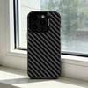 Car Carbon F-fibre Phone Case For iPhone 17,16,15,14,13,12,11 Plus,Pro Max,XS,Colored Silver Plated Inside Cover