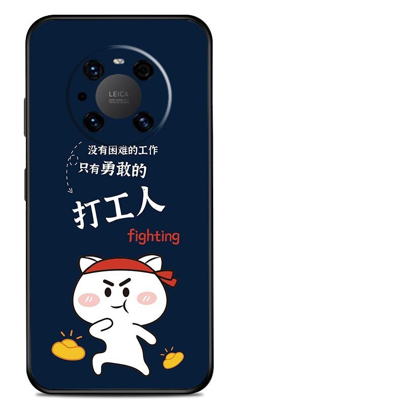 Чехол для телефона Huawei Mate40 Pro, Защитный чехол для Mate40 Pro, Противоударный, Всесторонний, Мягкий силикон, Креативный For  huawei MATE40PRO