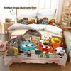 The Amazing World Of Gumball Bedding Set Duvet Cover Pillowcase For Kids Bedroom Decor Twin Full Queen King Size Bed Linen