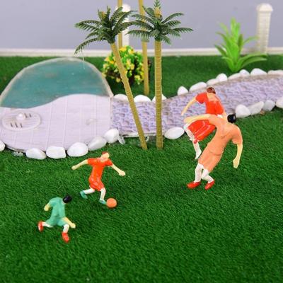 10pcs Colorful Football Player Model Mini DIY Simulation Minions People New Football Sports People