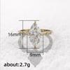 Jewelry, Classic Four-Claw Hand Inlaid Horse Eye Zircon Ring Valentine'S Day Gift For Women'S Qixi Festival