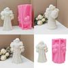 Unique Christmas Sturdy Silicone Mould for Creating Candle and Soaps Home Decoration and Handmade Gifts Daily Use