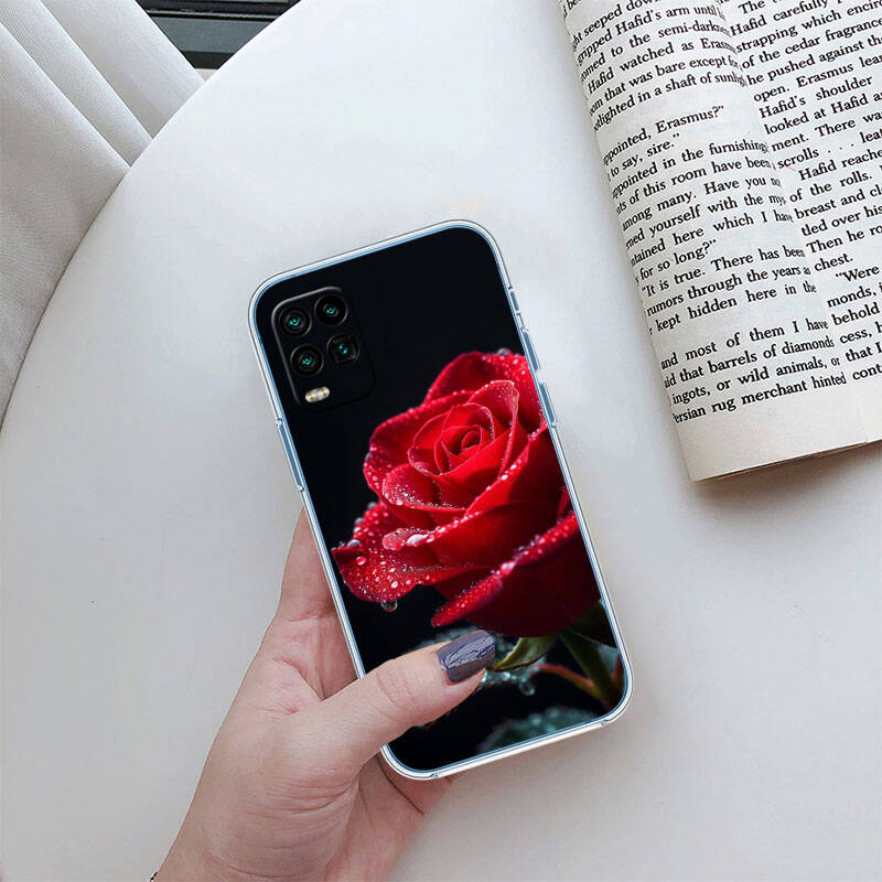 MH131 Roses Flower Case for Motorola E7 G6 G7 G8 G9 Plus Power Play G10 G20 G04 E30 E40 E22 E20 E13 E15 G22 G23 G05 G75 G35 G55