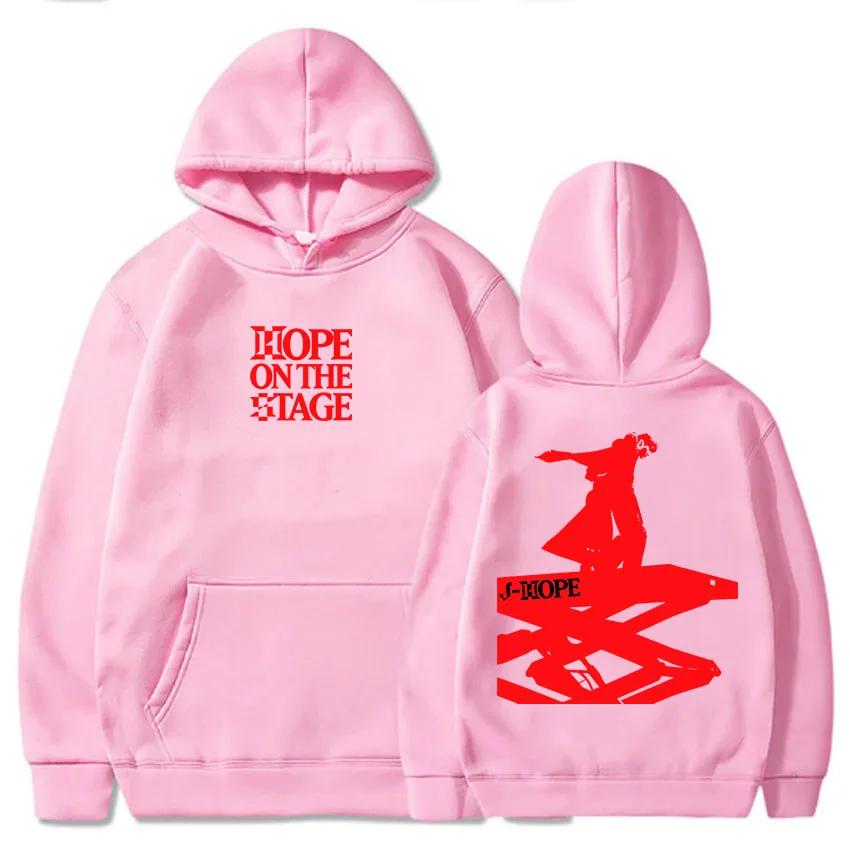 Pop Singer J-Hope's 2025 Stage Tour Features New Fashionable Men's and Women's Sportswear Hoodies and Street Hip-hop Pullovers