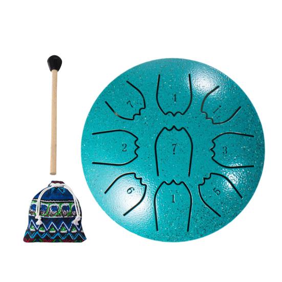 Steel Tongue Drum 45753 Inch 45878 Tone Rain Drum for Outside Garden Sound Healing Musical Instruments for Adults Mini
