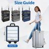 Large Capacity Foldable Travel Garment Organizer Bag For Clothes Storage