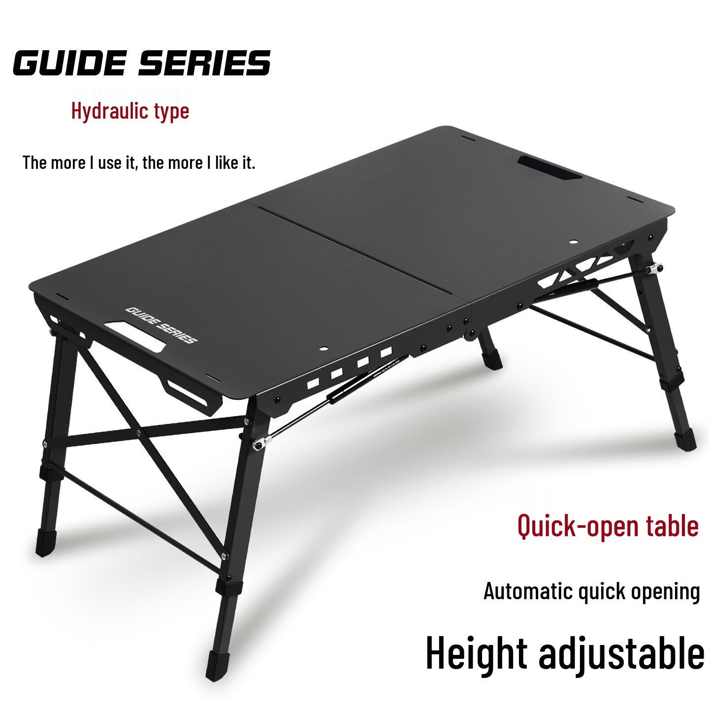 ShanYeBuLin GuideSeries Ultra-Light Quick-Deploy Aluminum Folding Camping Table 80x50