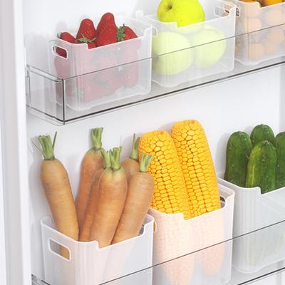 Thicken Refrigerator Storage Box Stackable Multifunctional Food Storage Box Large Capacity Space-saving Fridge Storage Bin