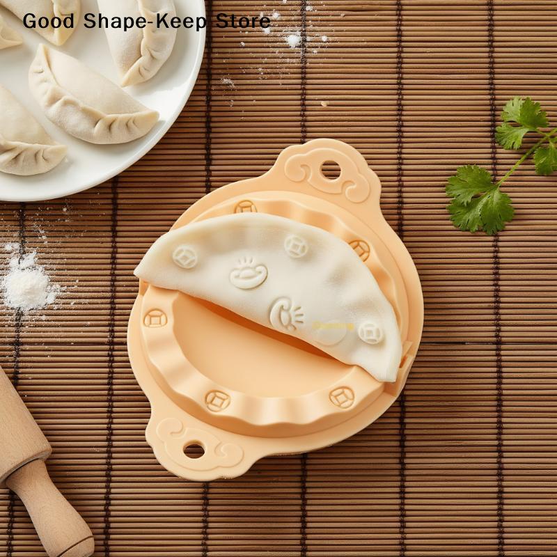Reusable Dumpling Press Mold Printed Dumpling Maker Animal Flower Shapes Dumpling Maker Machine Safe Empanada Press Mold