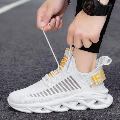 Mens Shoes Comfortable Sneakers Men Breathable Running Shoes Mesh Tenis Sport Shoes Size 46 Walking White Sneakers Men