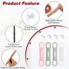 Jeffdad 4 Pcs Silicone Magnetic Pen Pencil Holder, Multicolor, 569778 3 DWxwy9Q9m